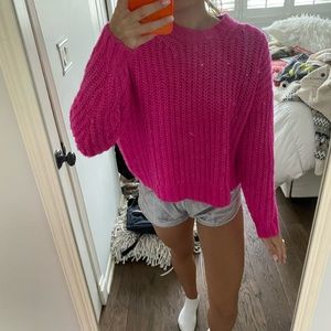 American Eagle pink sweater